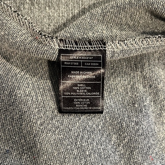 Jaime Faux Leather Cardigan Sweater Jacket Size 2x - Picture 9 of 10